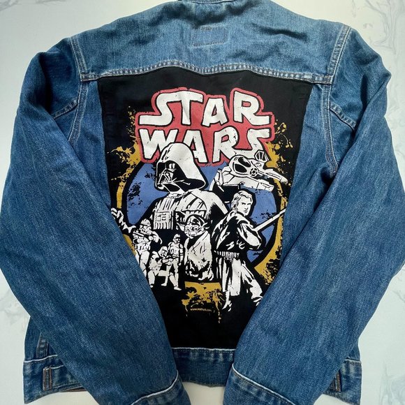 Vintage Levi's Custom Star Wars Denim Jacket - Picture 4 of 9
